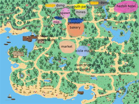 18+ Server PonyTown Fandom Map 2022 January Most Accurate。